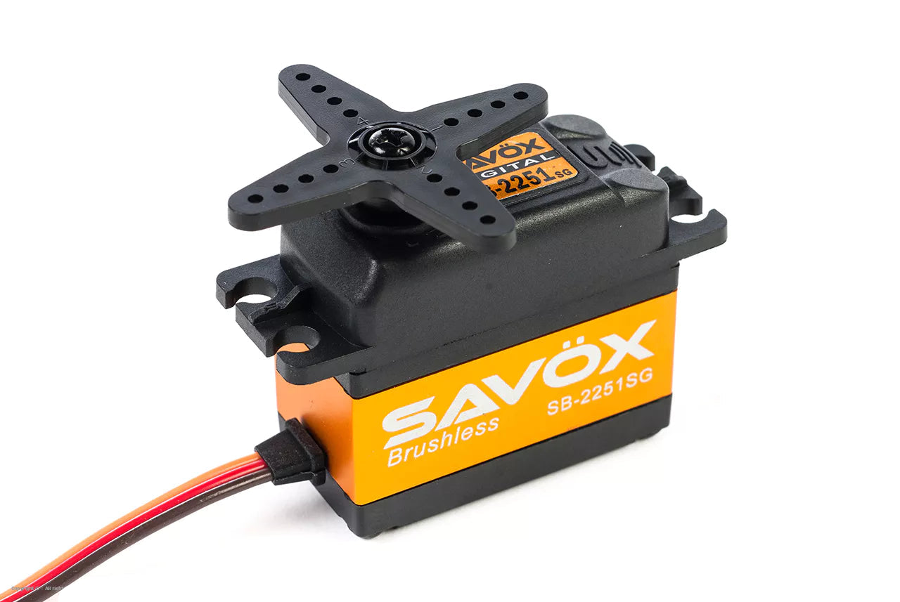 Savox SB-2251SG HV Digital Brushless Servo 15KG/0.085S@6.0V SB2251SG
