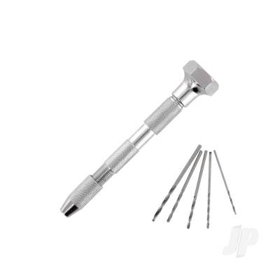 Modelcraft Pin Vice - Double Ended, Swivel Top 5 Drills SHSPPV2237-D