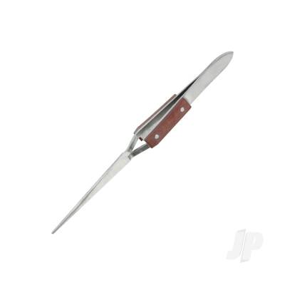Modelcraft Reverse Action Tweezers Straight Tip/Fibre Grip (160mm) (PTW1127) SHSPTW1127