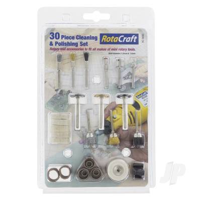 Modelcraft R/C9002 30pc Cleaning & Polishing Set SHSRC9002