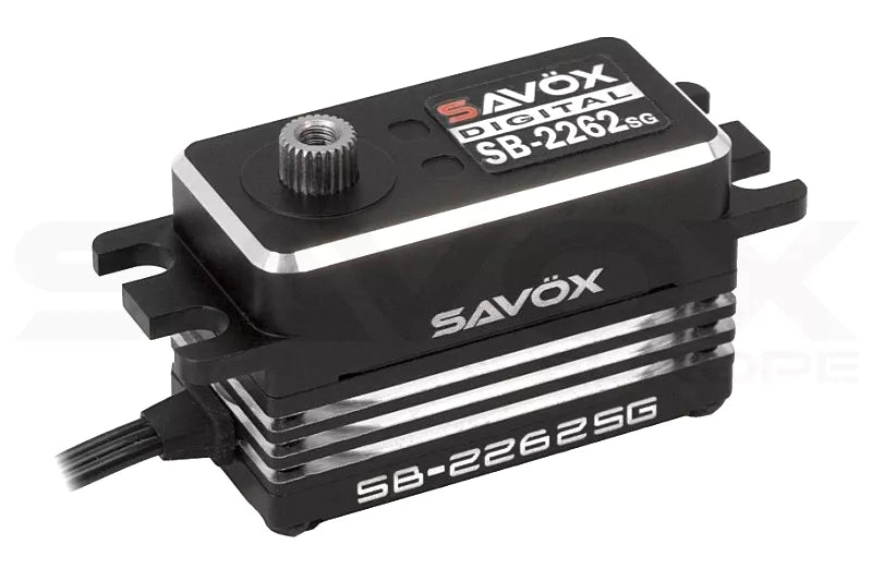 Savox SB-2262SG LP Brushless Hi-Torque Digital 18kg/0.10s@6.0v - Black SAV-SB2262SG