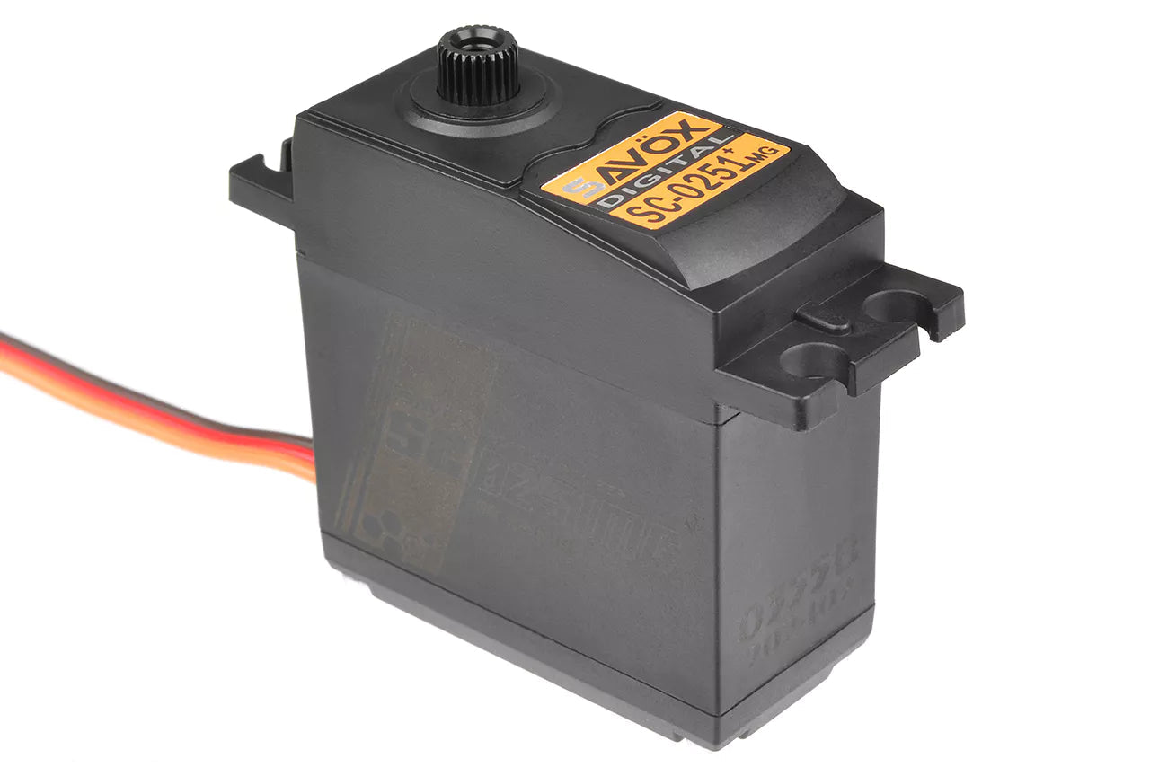 Savox SC-0251MG+ Standard Digital Servo With Soft Start 0.18s 16kg@6v SC0251MGP SAV-SC0251MG+