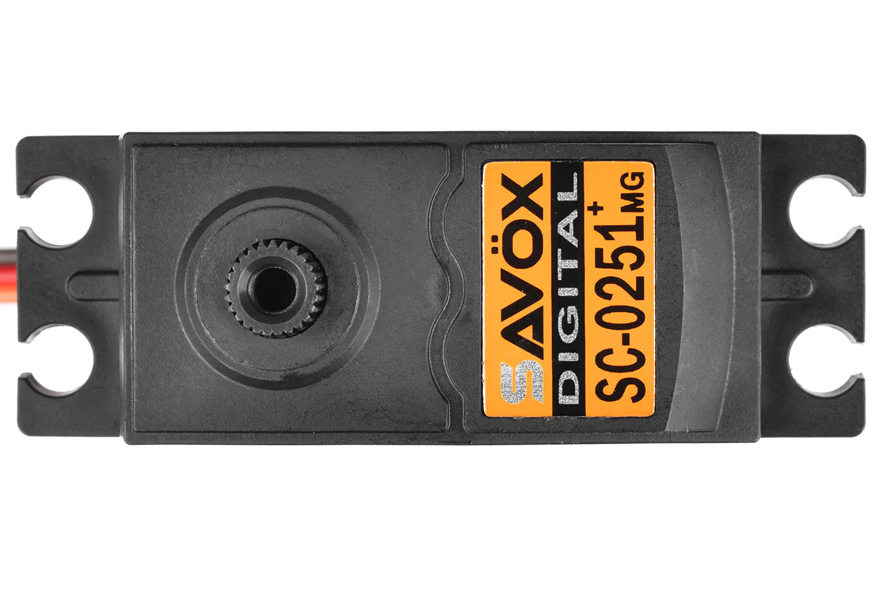 Savox SC-0251MG+ Standard Digital Servo With Soft Start 0.18s 16kg@6v SC0251MGP SAV-SC0251MG+