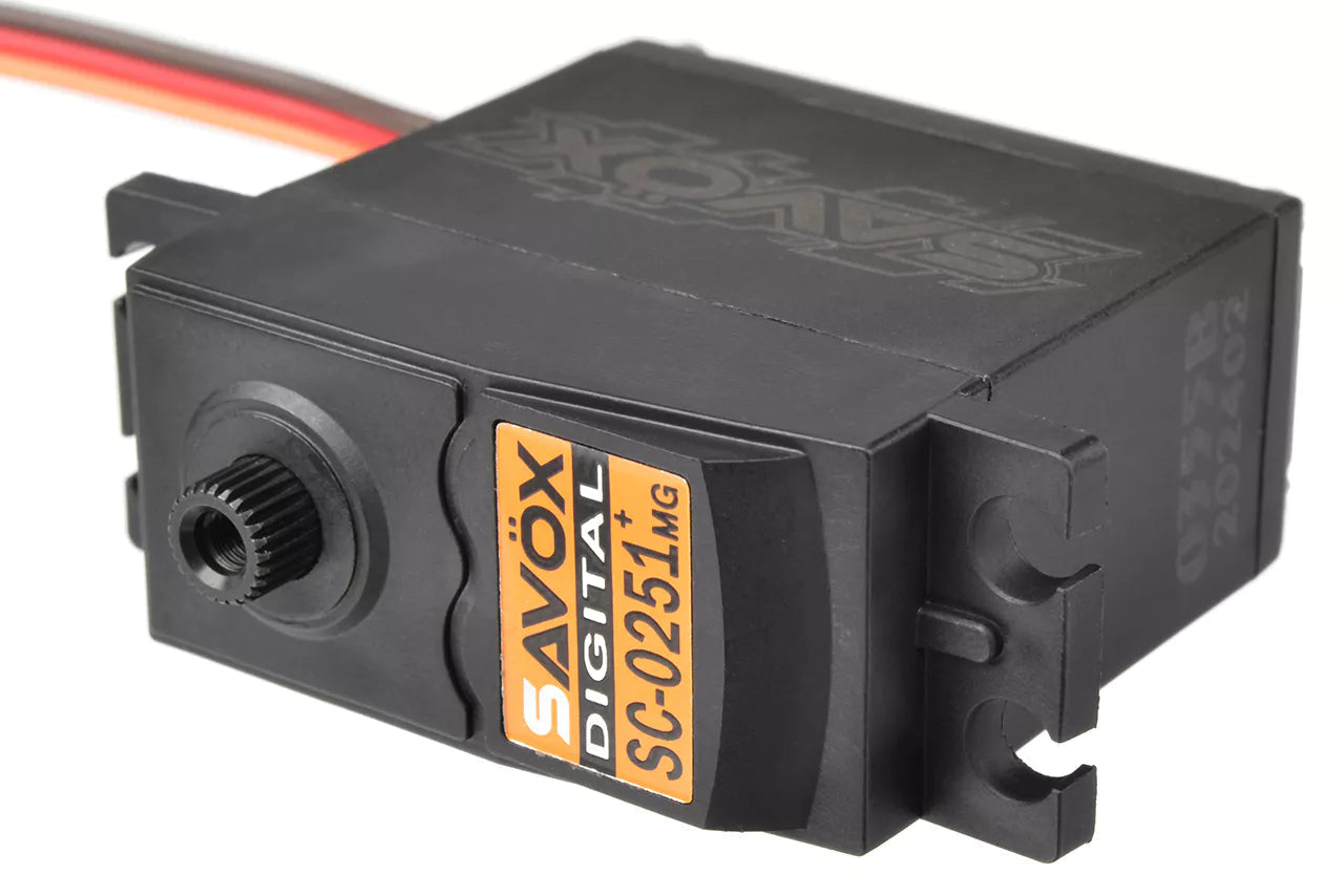 Savox SC-0251MG+ Standard Digital Servo With Soft Start 0.18s 16kg@6v SC0251MGP SAV-SC0251MG+
