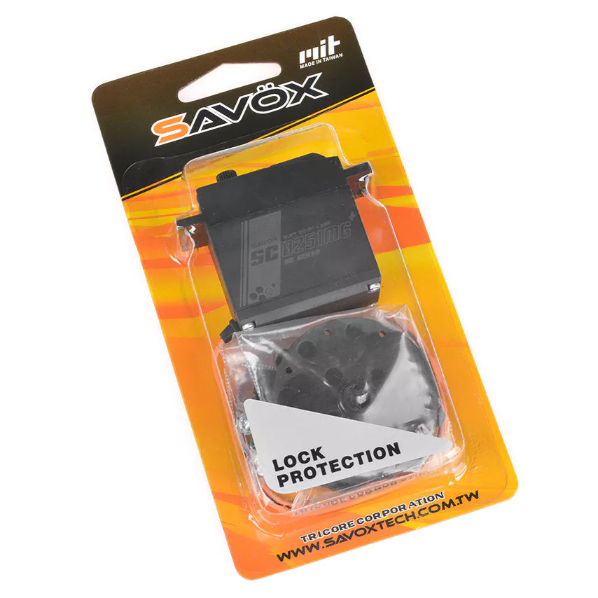 Savox SC-0251MG+ Standard Digital Servo With Soft Start 0.18s 16kg@6v SC0251MGP SAV-SC0251MG+