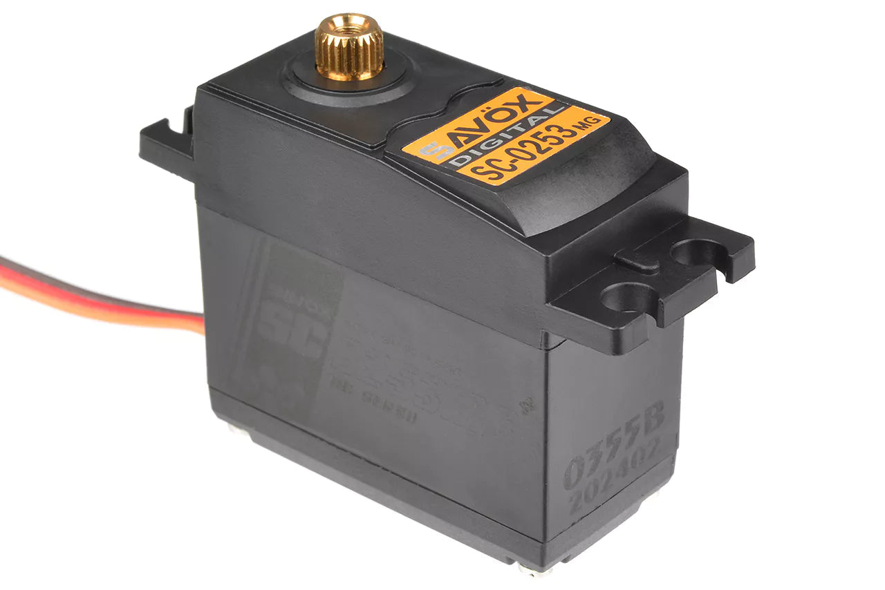 Savox SC-0253MG+ Std Size Digital Servo Metal Gear 6kg/0.15s@6v SAV-SC0253MG+