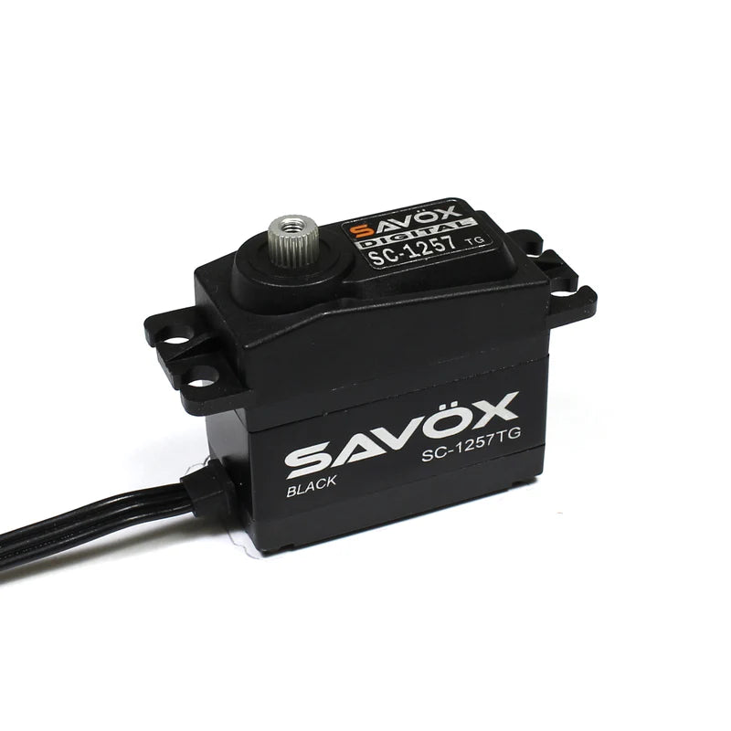 Savox SC1257TGB High Torque Coreless Digital Servo 10kg@6.0v - Black SAV-SC1257TGB