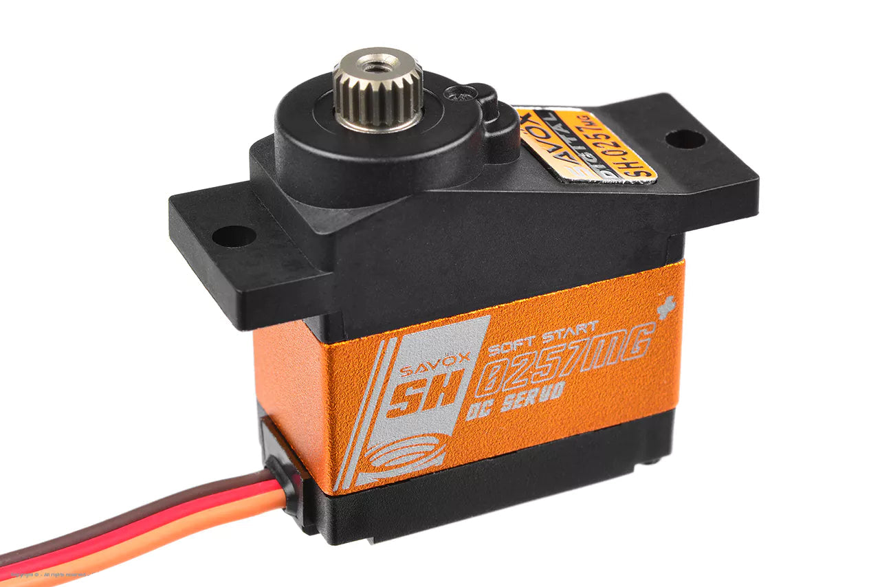 Savox SH-0257MG+ Micro Digital MG Servo With Soft Start 0.09s/2.2kg@6v SH0257MGP