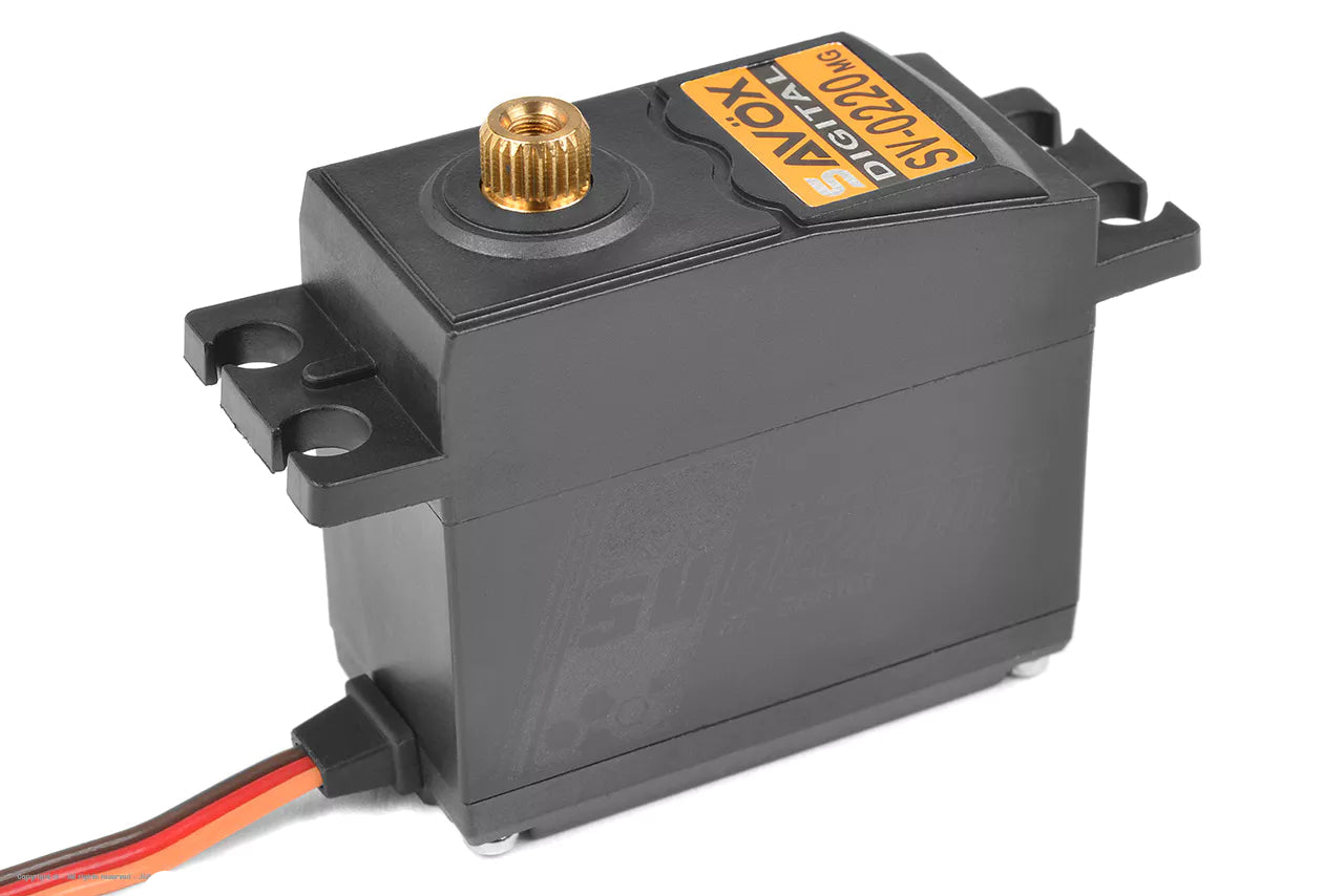 Savox SV-0220MG+ High Voltage Digital Servo With Soft Start 0.13s 8kg@7.4v SV0220MGP