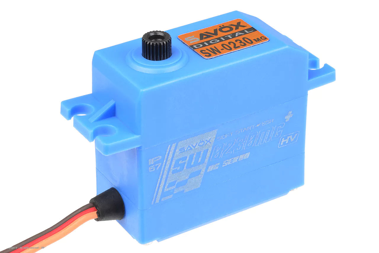 Savox SW-0230MG+ Waterproof HV Digital Servo 8kg 0.13s@7.4v SAV-SW0230MG+