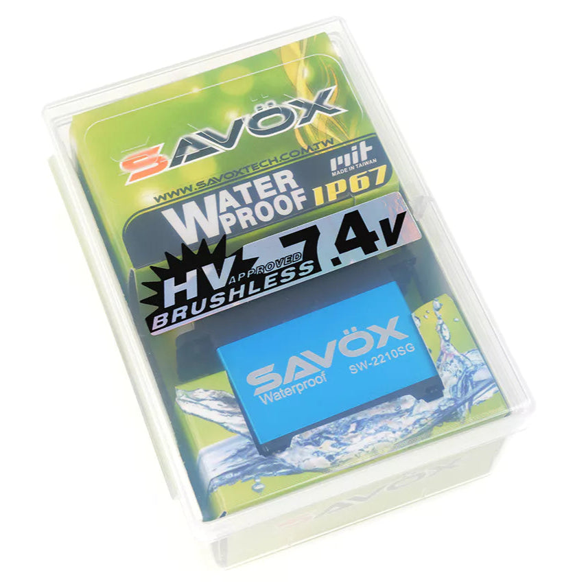 Savox SW2210SG HV Digital Brushless Servo Waterproof 36kg/0.11s@7.4v SAV-SW2210SG