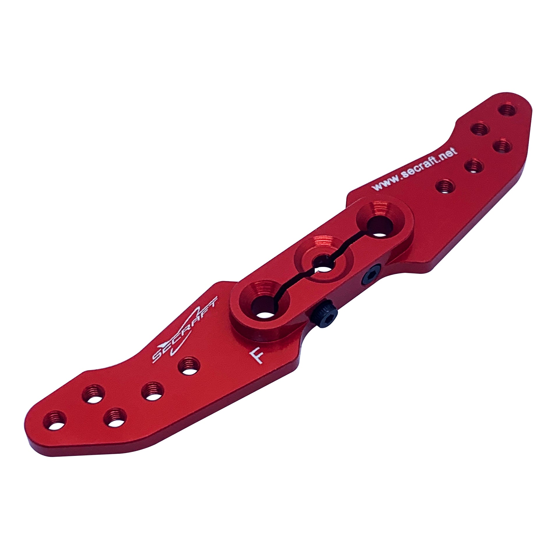 Secraft Futaba 3.5" (M3) Offset Arm (Red) SEC124