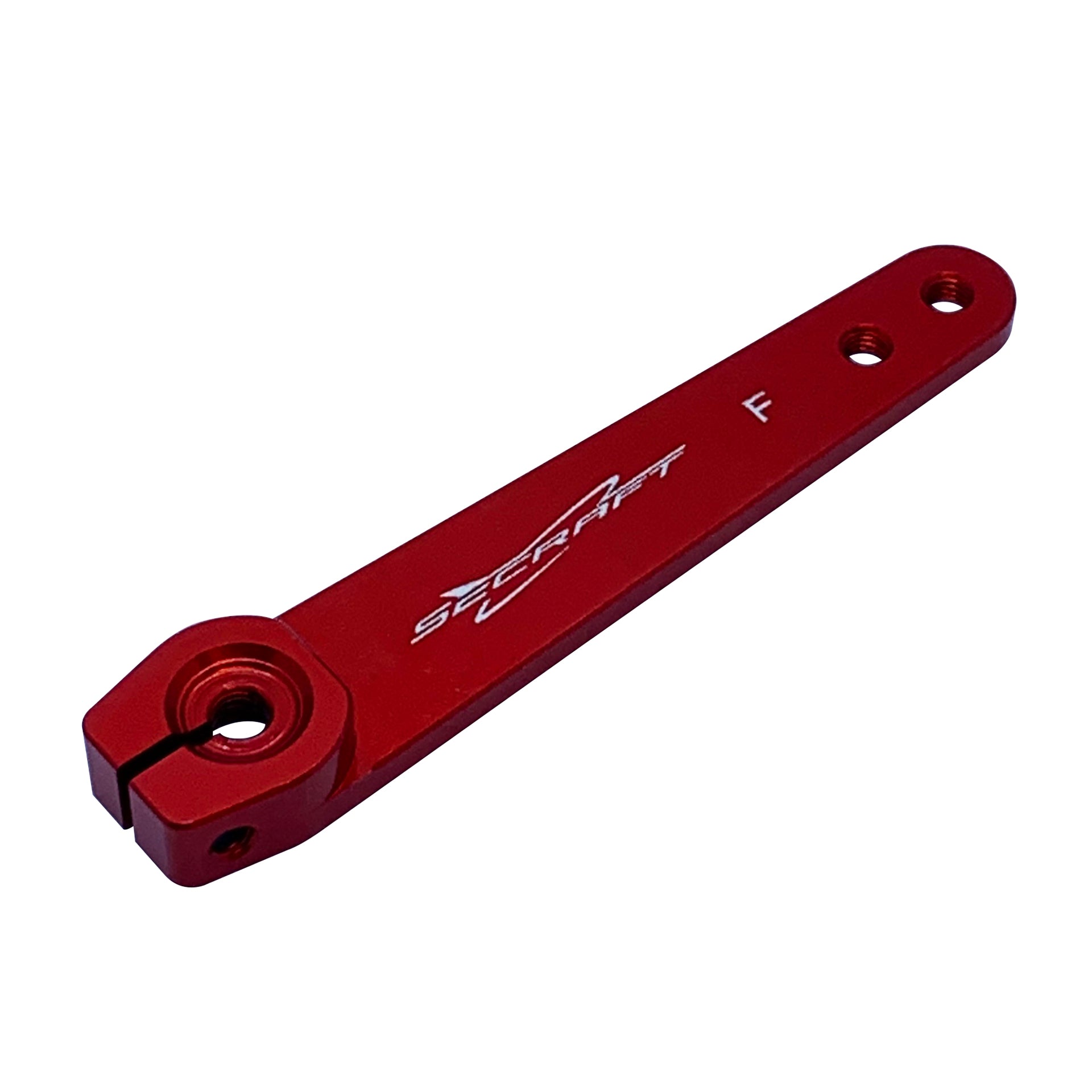 Secraft Futaba V2 2.0" (M3) Servo Arm (Red) SEC008