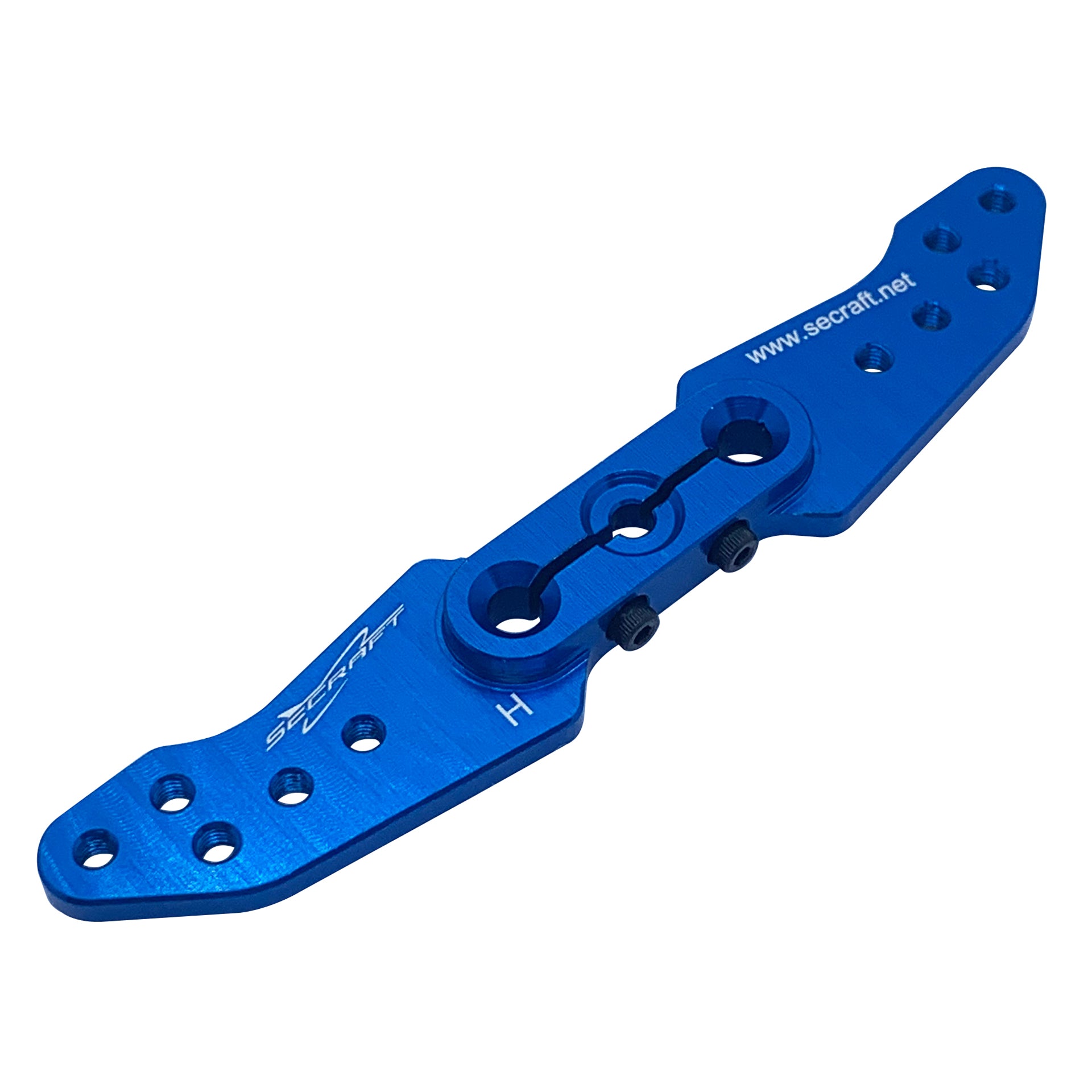 Secraft Hitec 3.5" (M3) Offset Arm (Blue) SEC123