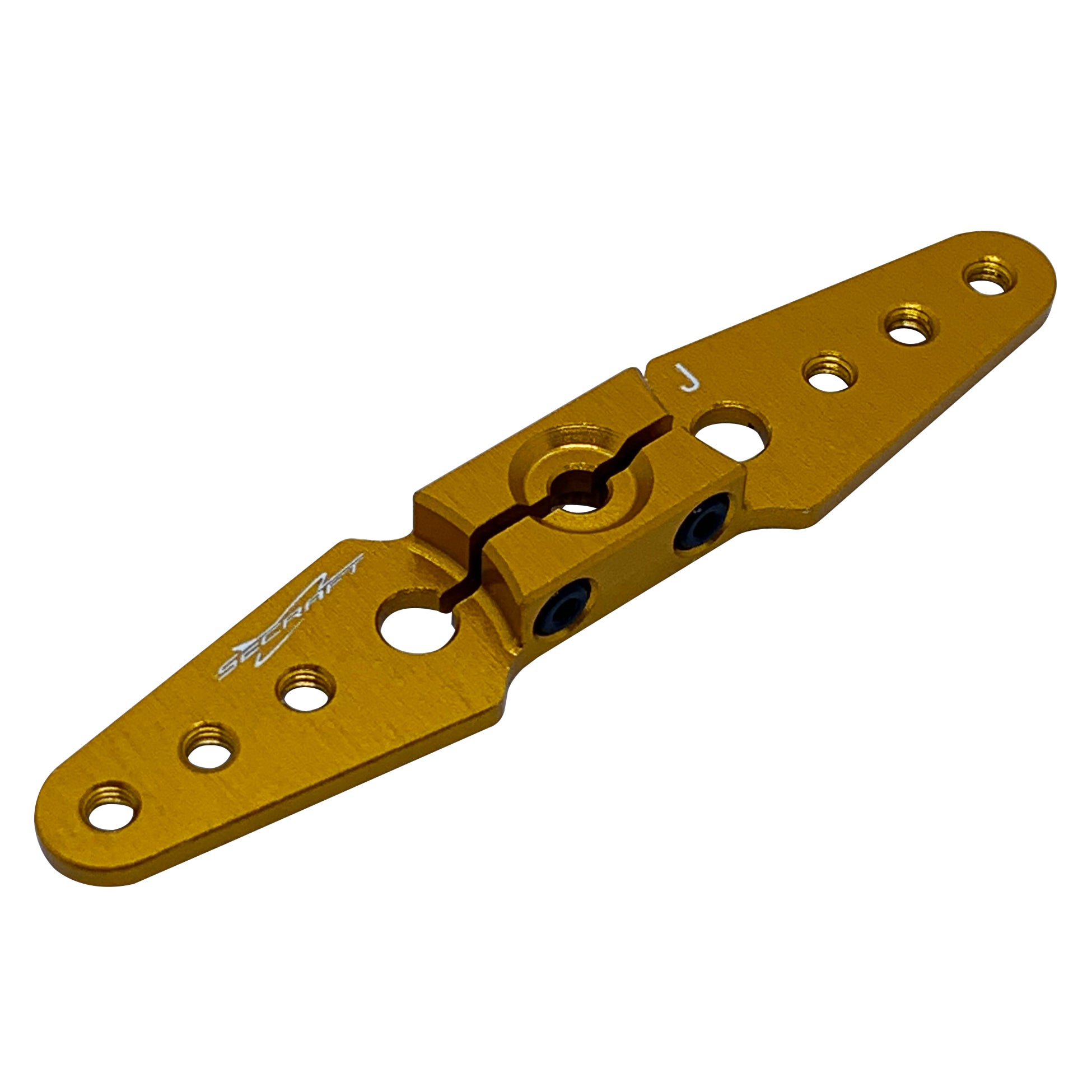 Secraft JR / Spektrum 2.5 Inch Straight Servo Arm (Gold) SEC021