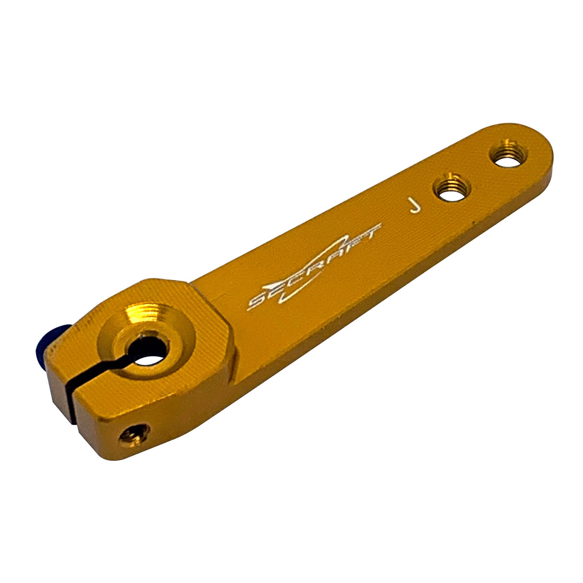 Secraft JR / Spektrum V2 1.5" (M3) Servo Arm (Gold) SEC006