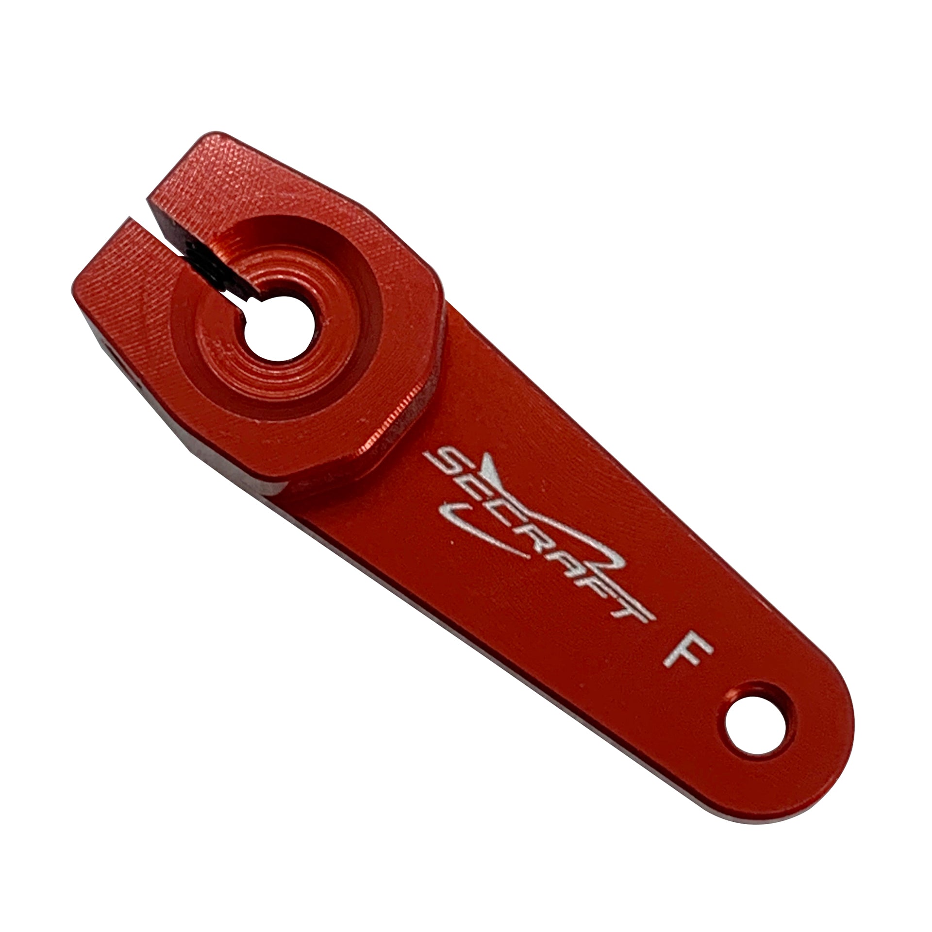 Secraft V2-Futaba 1.0(M3) Servo Arm (Red) SEC343