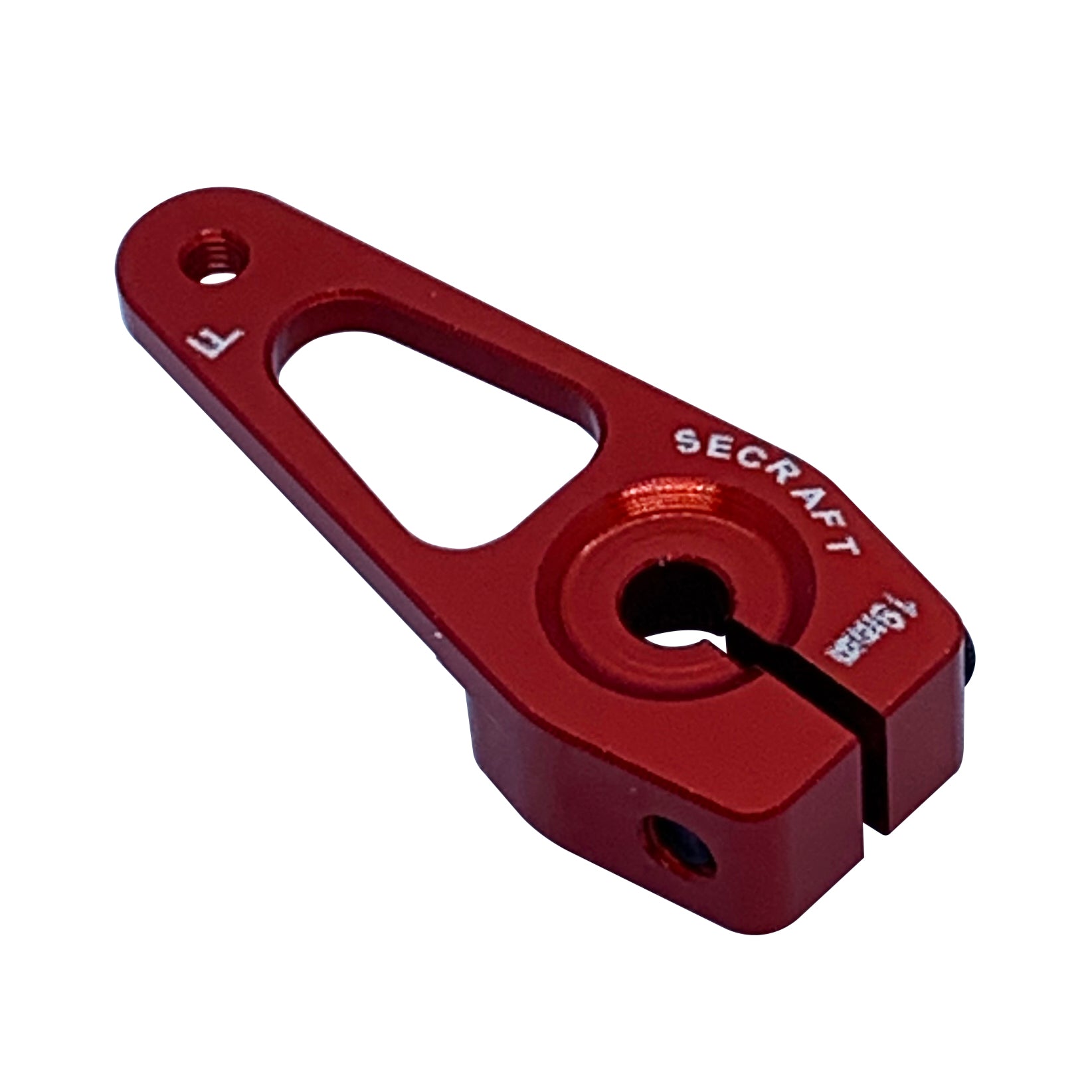 Secraft V2 Futaba 19mm (M2) Servo Arm (Red) SEC204