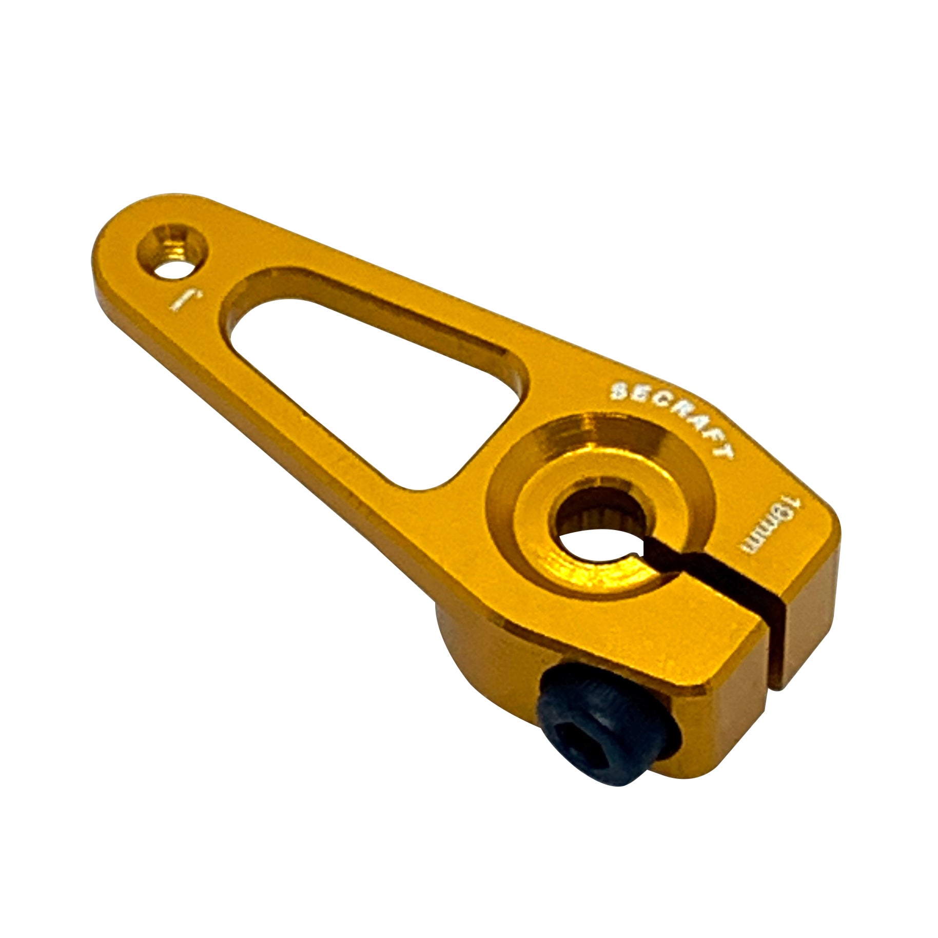 Secraft V2 JR Propo 19mm (M2) Servo Arm (Gold) SEC203