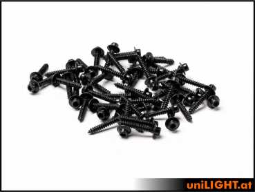 Servo Screws 50pcs Hexagon Socket 2.5x15mm KSA-SCREW