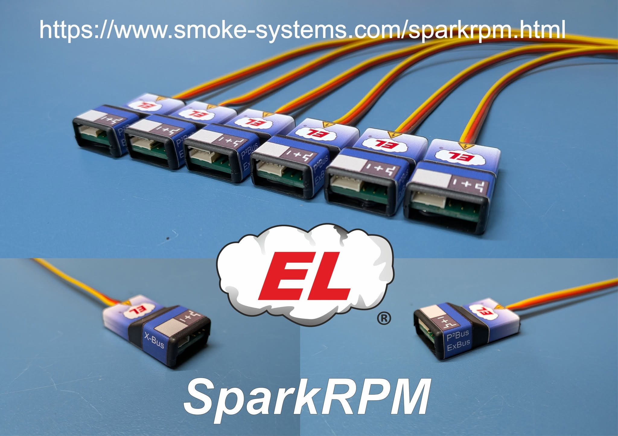 Spark-RPM RPM Telemetry Sensor from Smoke Systems
