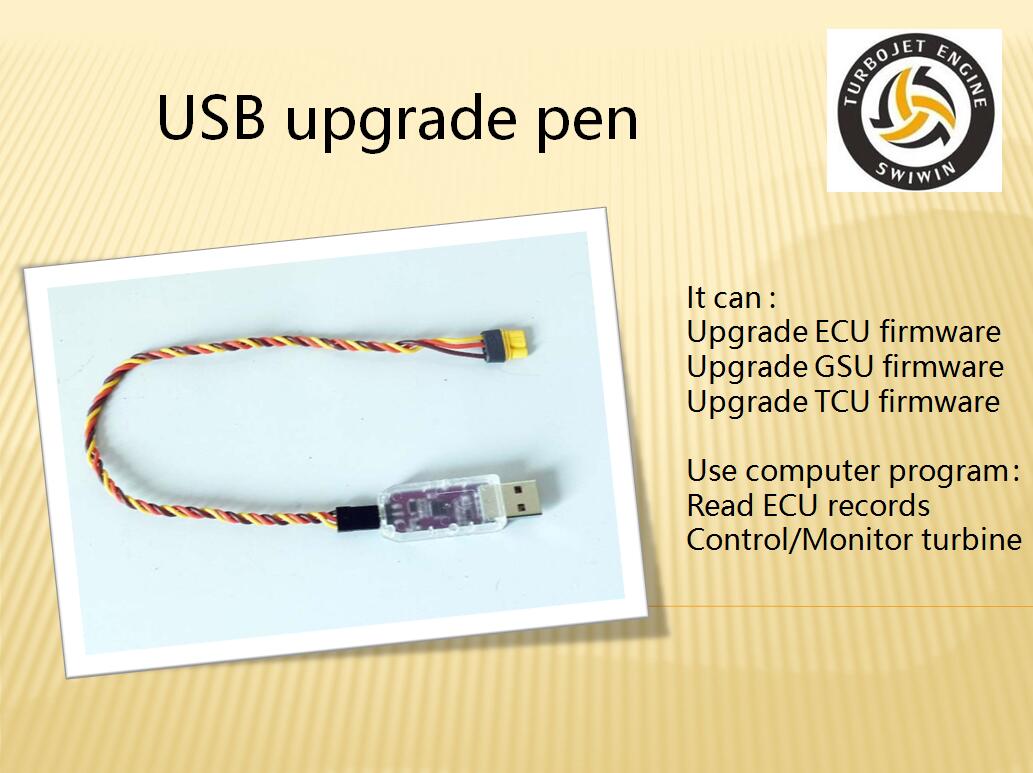 Swiwin Turbine USB Upgrade Pen with Leads