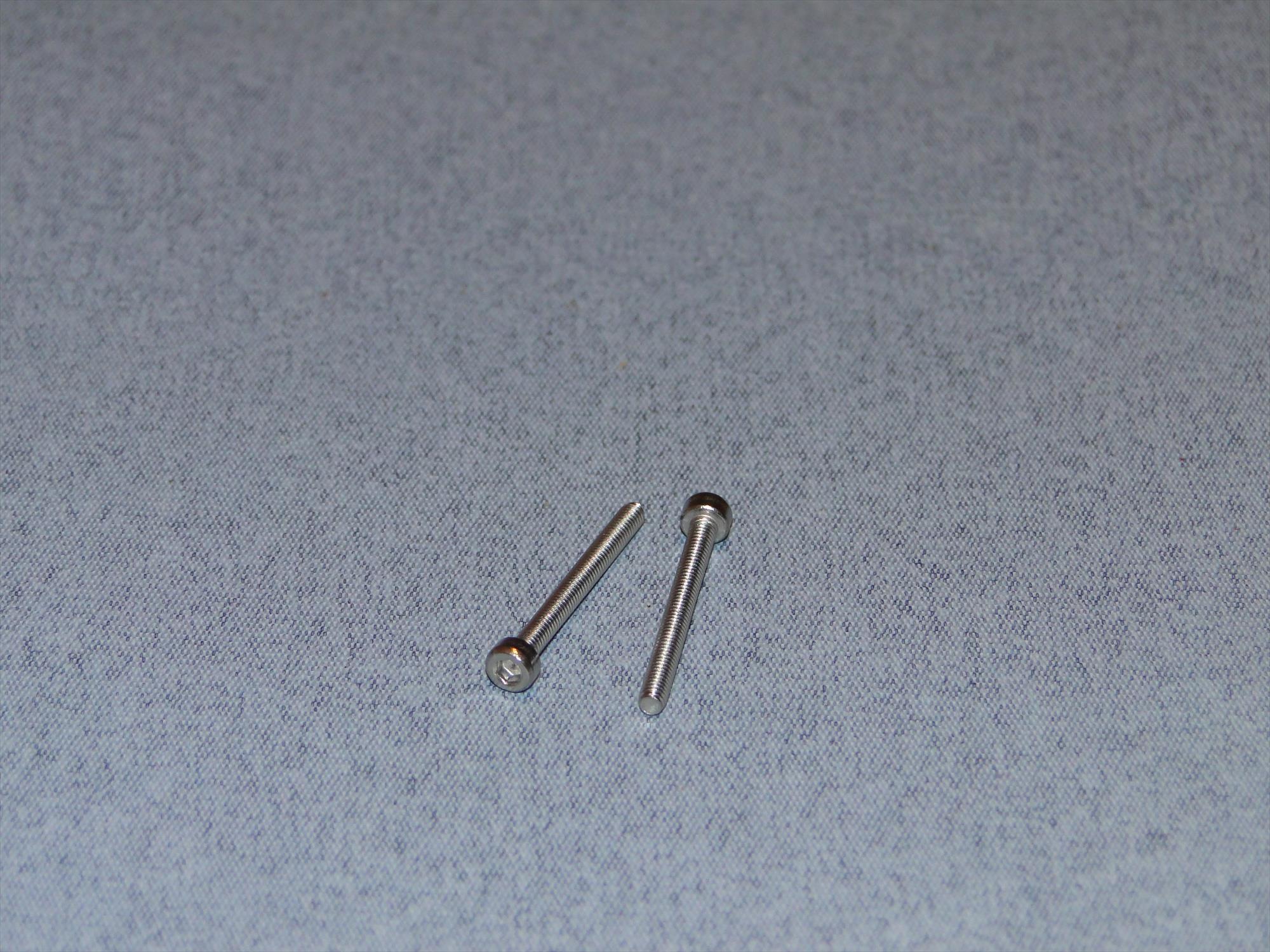 Radio Active Stainless Steel Socket Head Screw M2.5x25mm (Pk2) SCR01/25M2-5