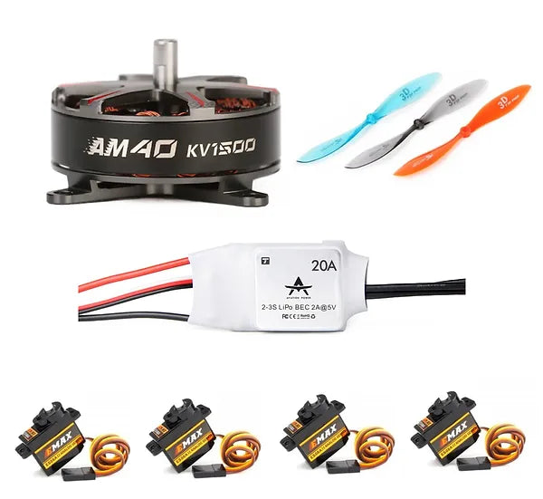TA Horizons Power Combo 2 for 37 Airplanes (T-Motor ESC Prop Servos) POWERCOMBO2FOR37