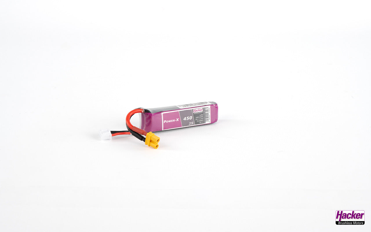 Hacker TopFuel 2S Power-X 450mAh LiPo Battery 90450261