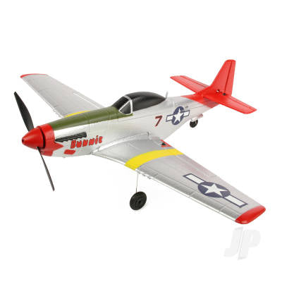 Top RC Mini P-51 (Red Tail) RTF Mode 2 (450mm) TOP097B02