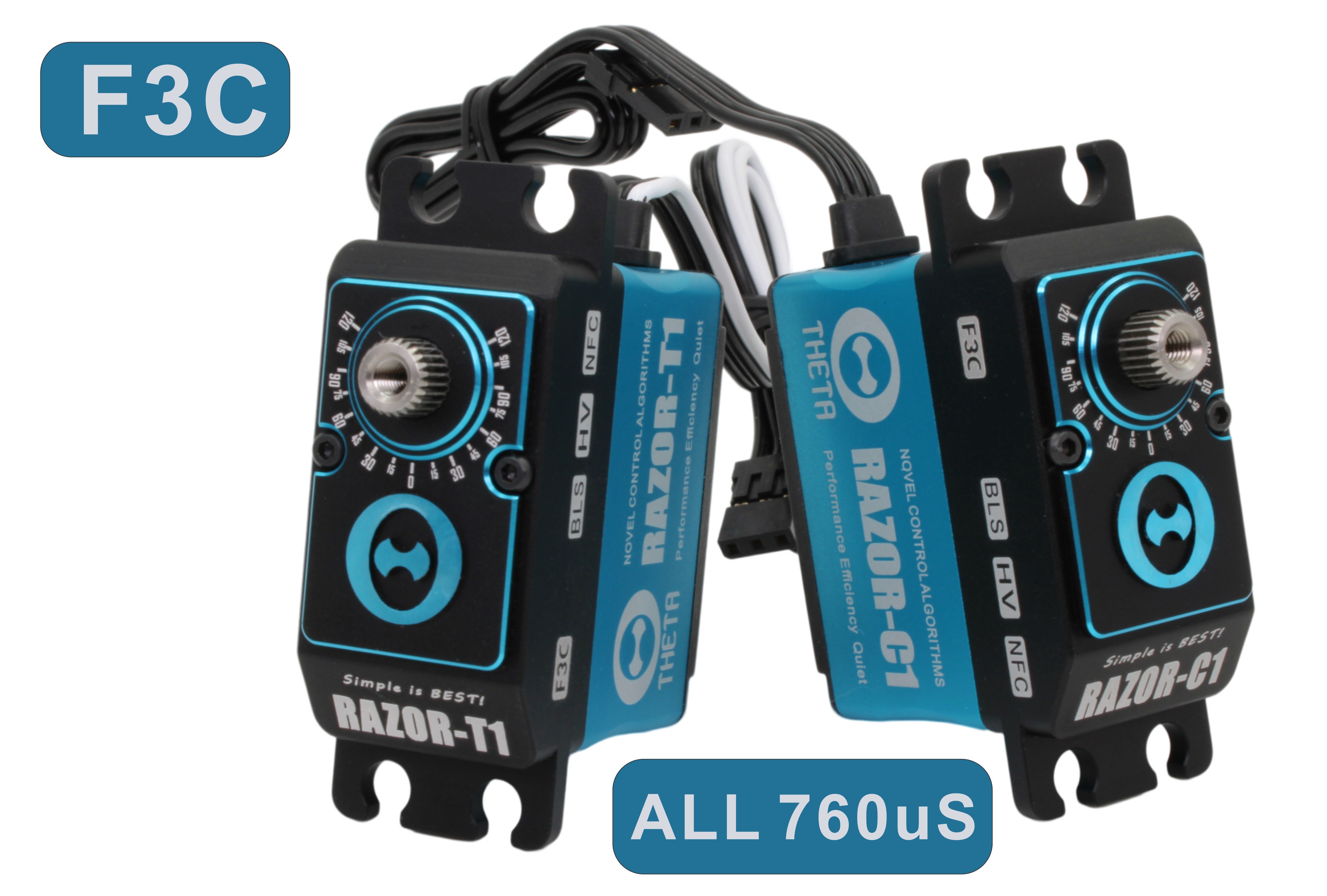 Theta Razor F3C Servo Set (4pcs) TS-F3C from Nexus Modelling Supplies Models Northampton Model Web Website Site Webshop Shop Webstore Store