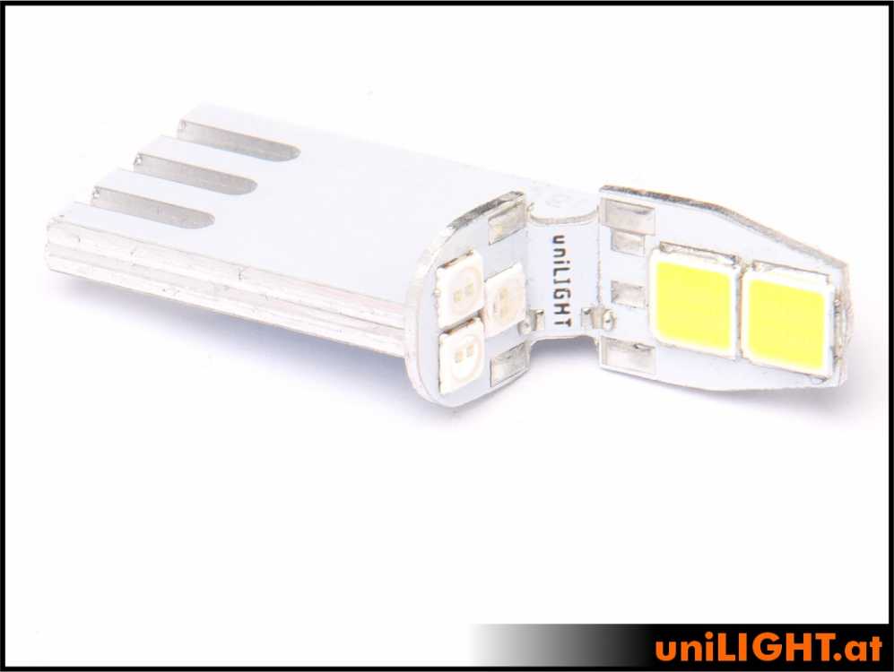 UniLight 10mm DUALREC navigation+strobe, 15Wx2, Green-White DUALREC10-150x2-GNWE