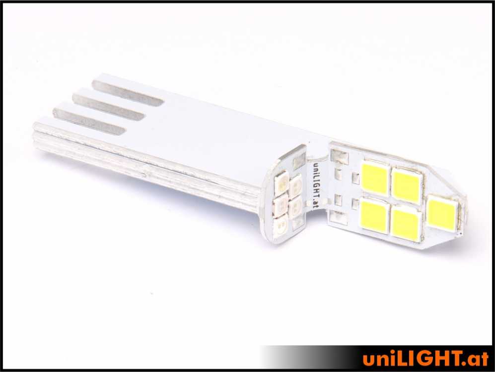 UniLight 15mm DUALREC navigation+strobe, 32Wx2 T-Fuse Green-White DUALREC15F-320x2-GNWE