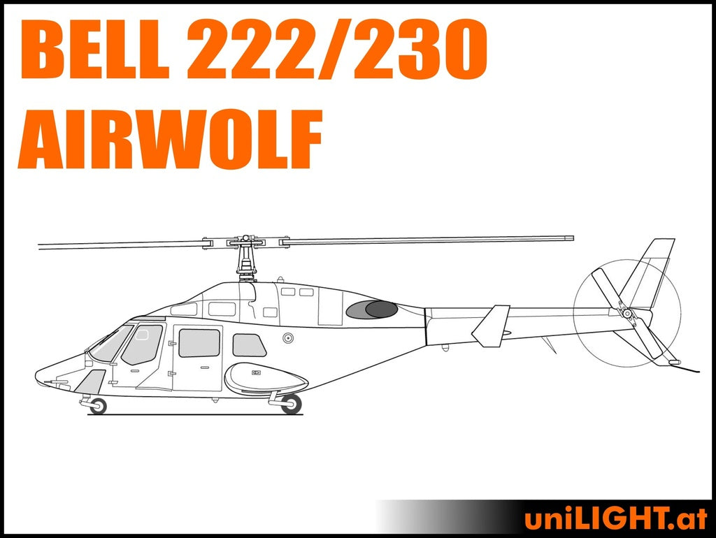 UniLight Bell222-230 (1:5, 3m, AIRWOLF)