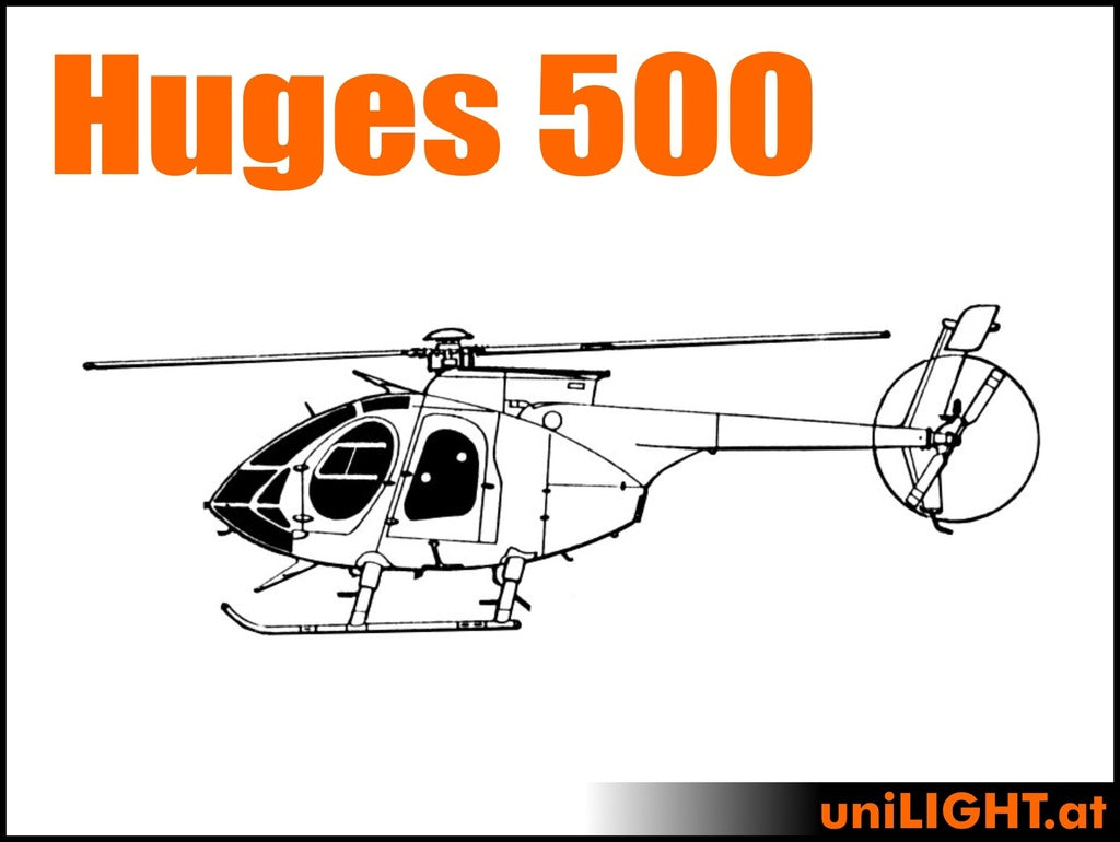 UniLight Huges MD 500 (1:5, 1.7m, PRO) BND-Huges500-5-PRO