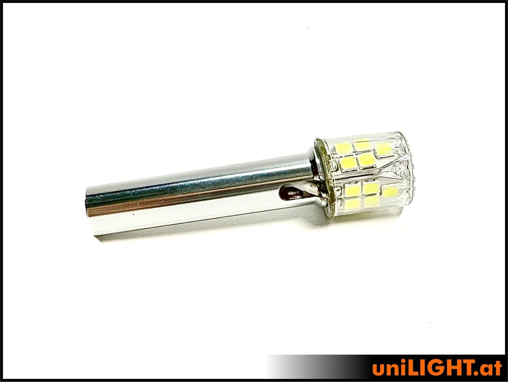 UniLight 15mm Power Round Strobe Light, 40Wx2, T-Fuse Red RND15F-400x2-RT