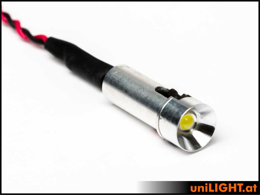 UniLight 4W Aluminium Spotlight 12mm White SPOT12-040-WE