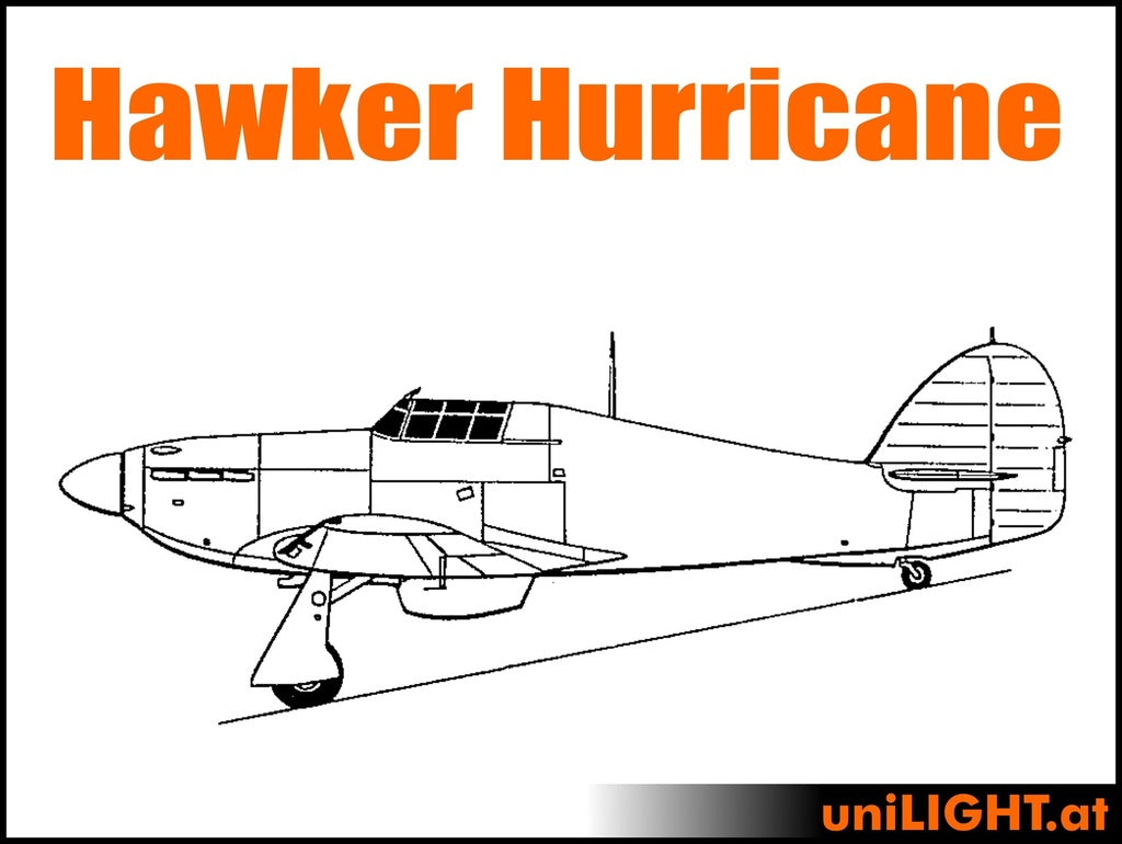 Unilight HAWKER Hurricane (1:6, 2m, PRO Light Set) BND-HawkerHurricane-6-PRO