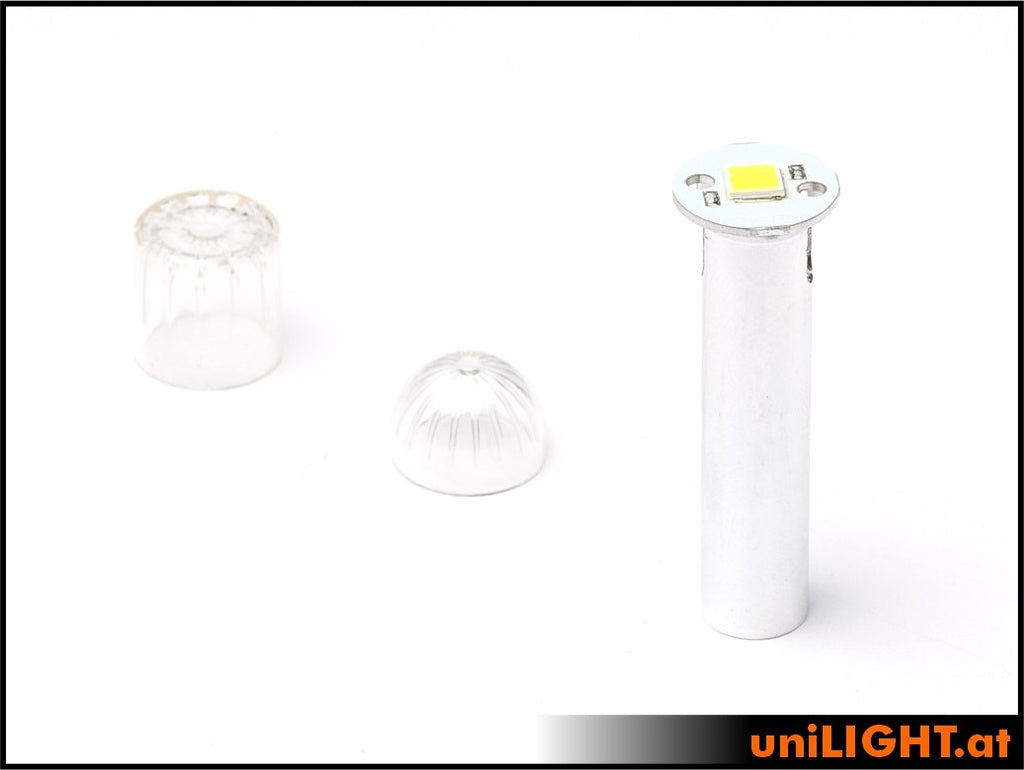 UniLight 15mm PIN Navigation Light 4Wx2 T-Fuse Red PIN15F-040x2-RT