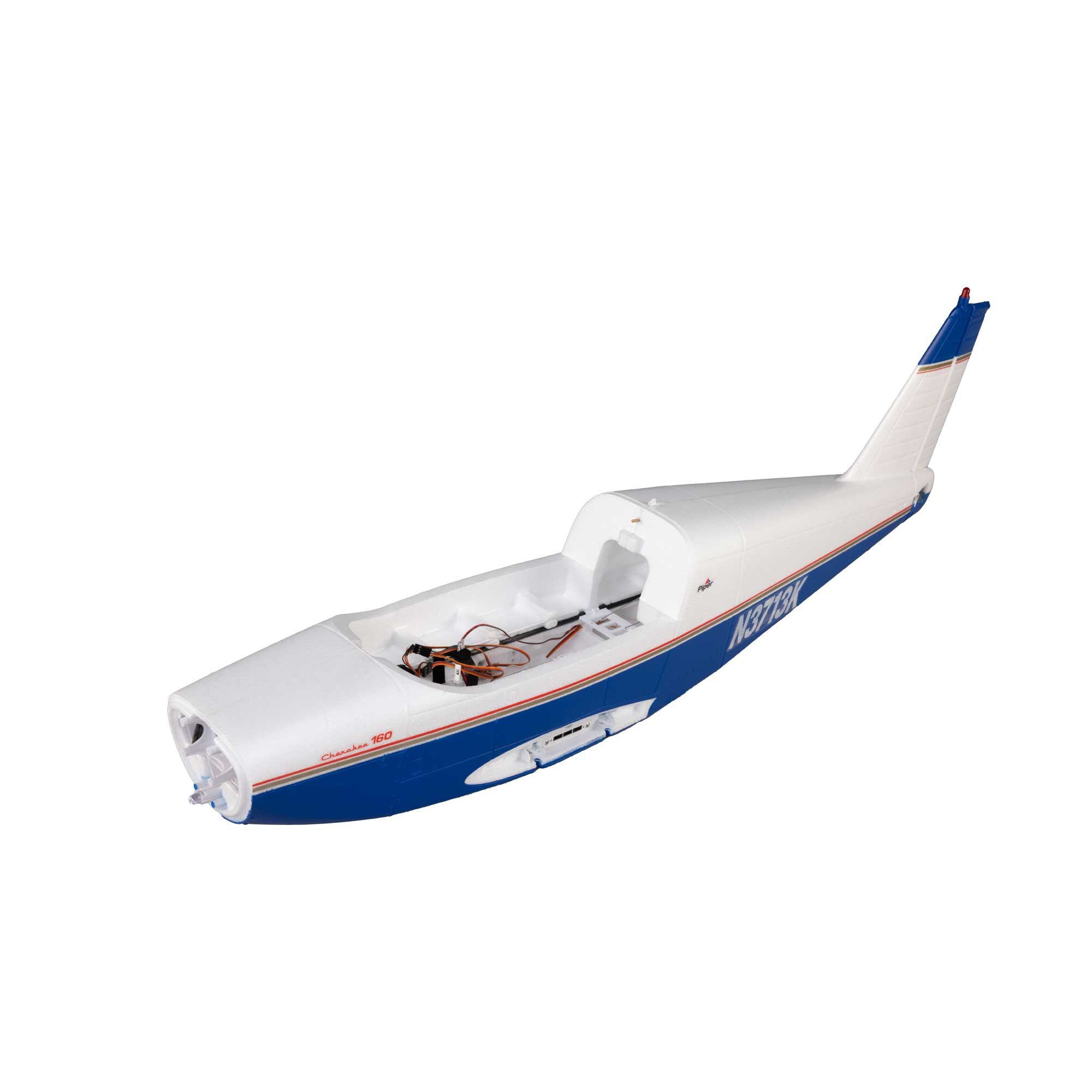 E-Flite Fuselage: Cherokee 1.3m Blue EFL-1136
