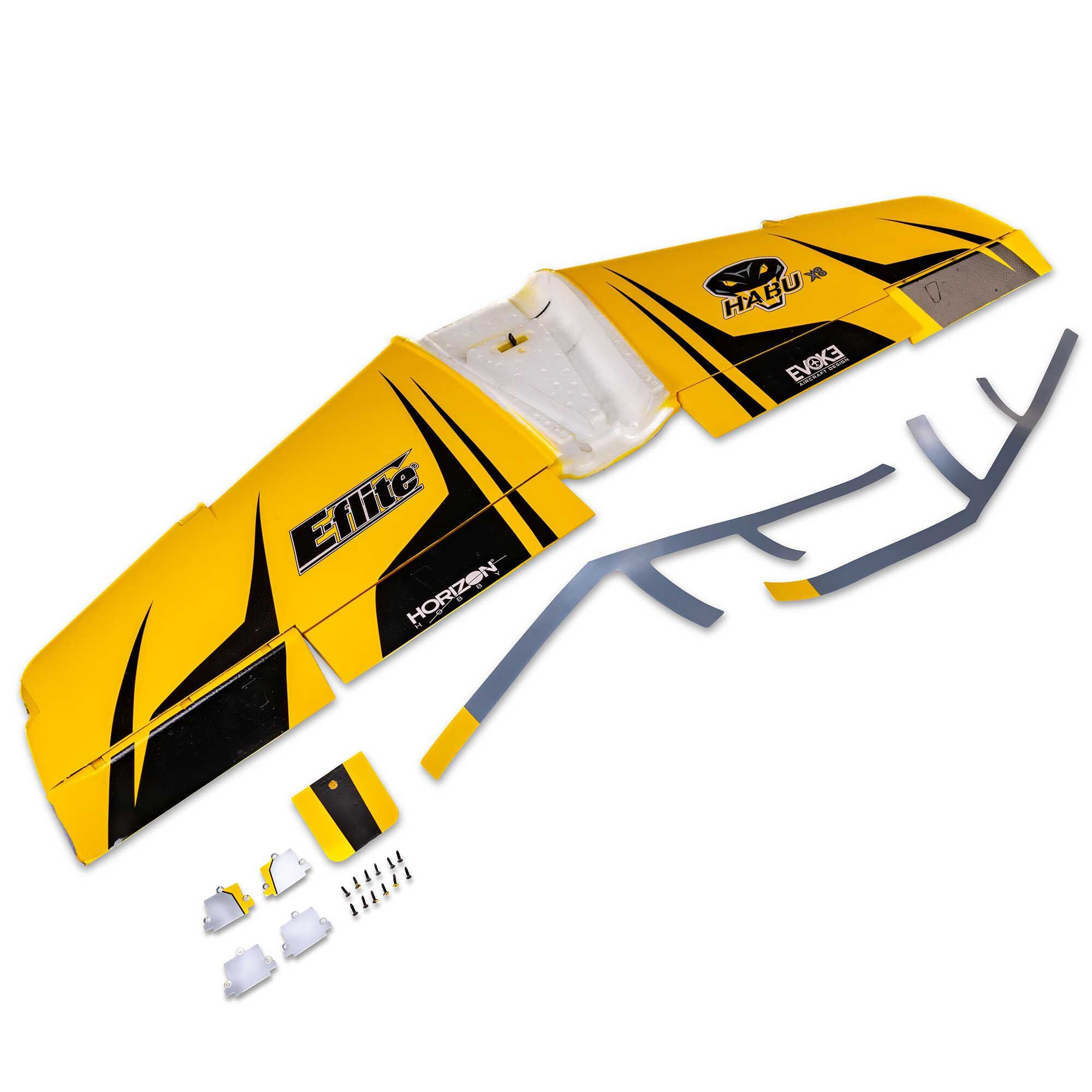 E-Flite Wing Set with Hardware, LED: Habu 80 EFL-1405