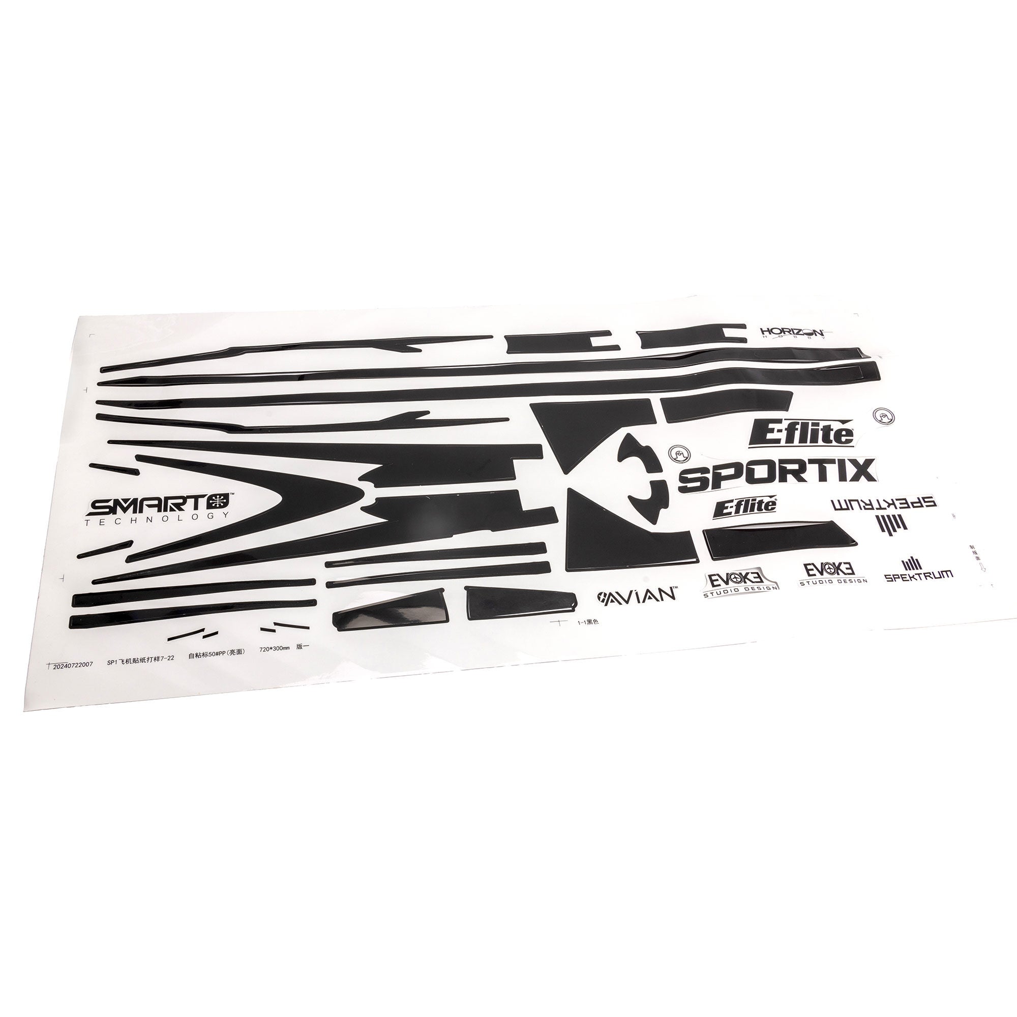 E-Flite Decal Sheet: Sportix 1.1m EFL-1967