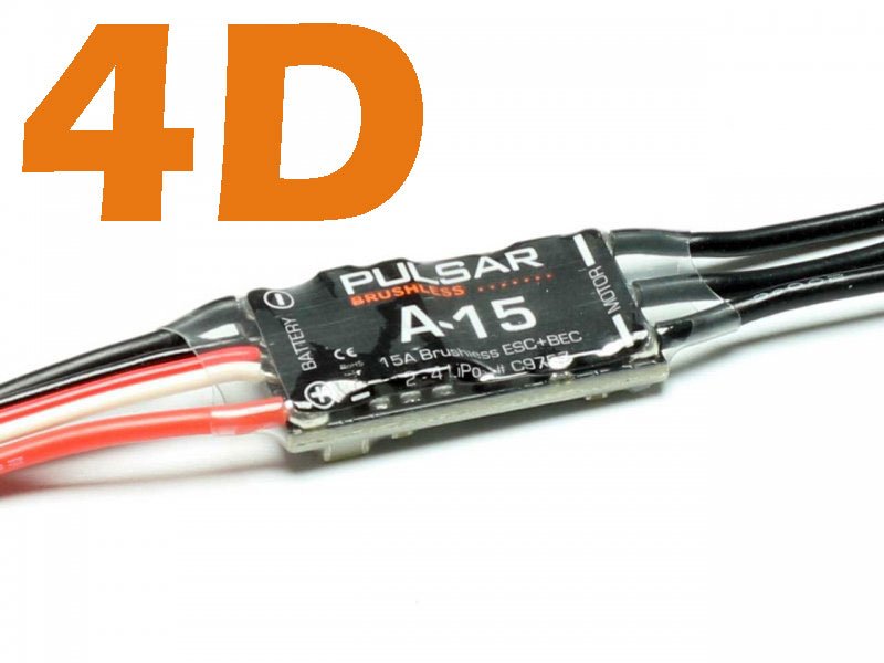 Pichler Brushless ESC PULSAR A-15 4D forward/reverse C9759