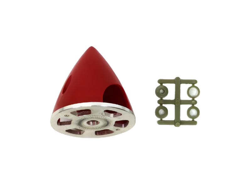 Gemfan Ally Backplate Nylon Spinner 51mm Red