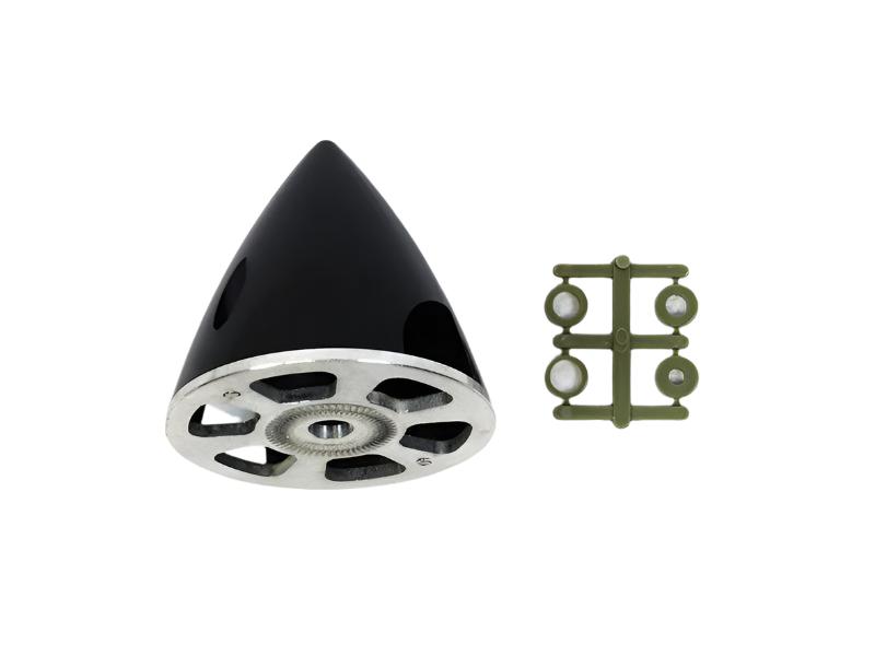 Gemfan Ally Backplate Nylon Spinner 57mm Black