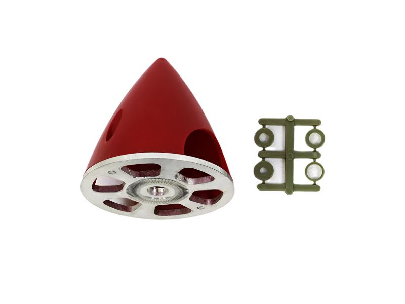 Gemfan Ally Backplate Nylon Spinner 57mm Red