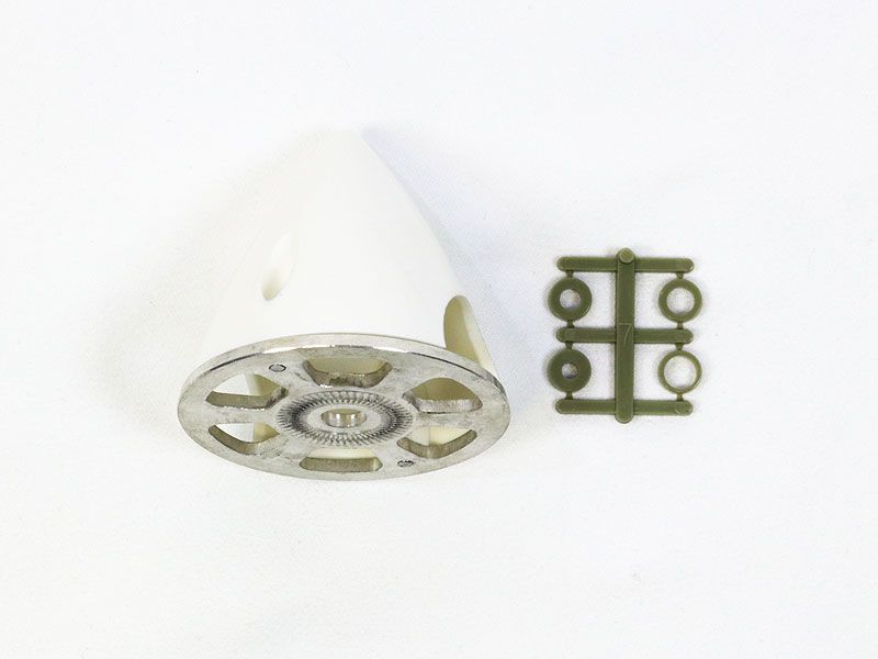 Gemfan Ally Backplate Nylon Spinner 57mm White