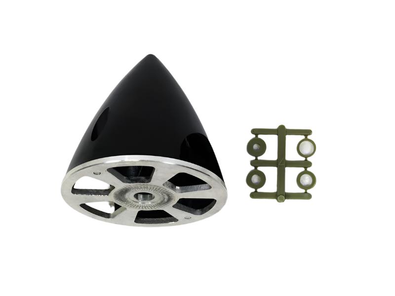 Gemfan Ally Backplate Nylon Spinner 63mm Black