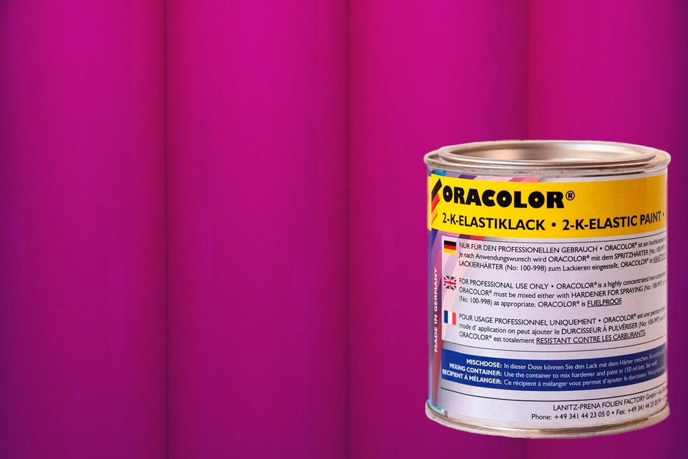 ORACOLOR 2-K-Elastic Varnish Fluorescent Magenta Paint (160ml) from Oracover 121-013