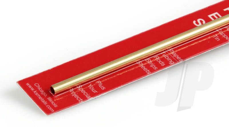 K&S 3/16 x .014 Round Brass Tube 12" (1 Pack) 129